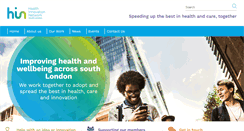 Desktop Screenshot of healthinnovationnetwork.com